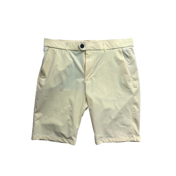 Greyson Other - Greyson Montauk Golf Shorts Mens 34 Yellow 10 Inseam Stretch $130